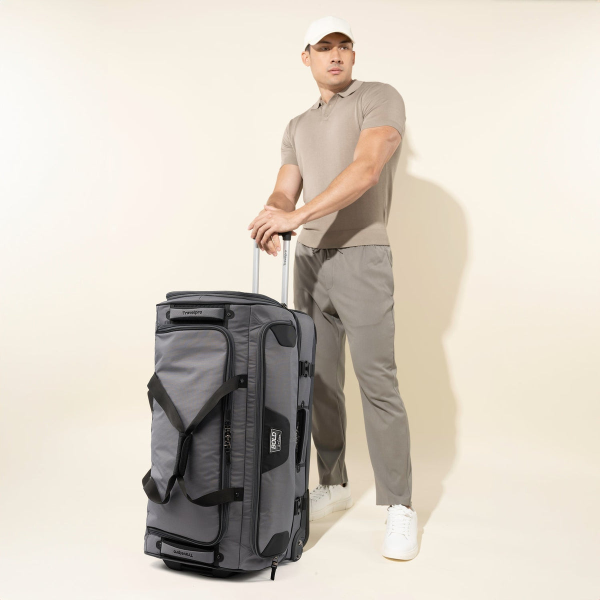Travelpro Bold Large Check-In Drop-Bottom Rolling Duffel