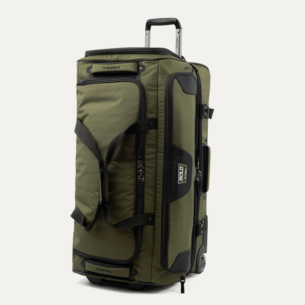 Travelpro Bold Large Check-In Drop-Bottom Rolling Duffel