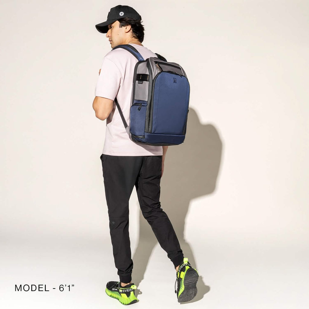 Travelpro Altitude All-Purpose Full Expansion Laptop Backpack 24-34L - Stellar Navy Grey